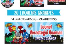 Superhéroes Escolar