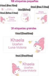 Stickers Escolares Niña